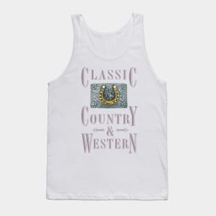 Golden Horseshoe - Classic Country and Western Belt Buckles Tank Top